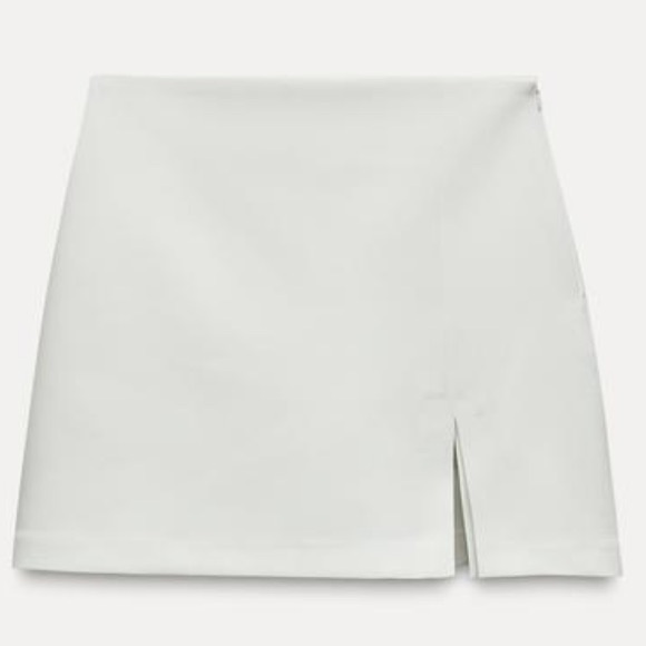 Zara Split Hem Skort - Picture 5 of 9